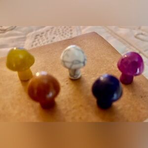 Colorful Mushroom crystal Collection